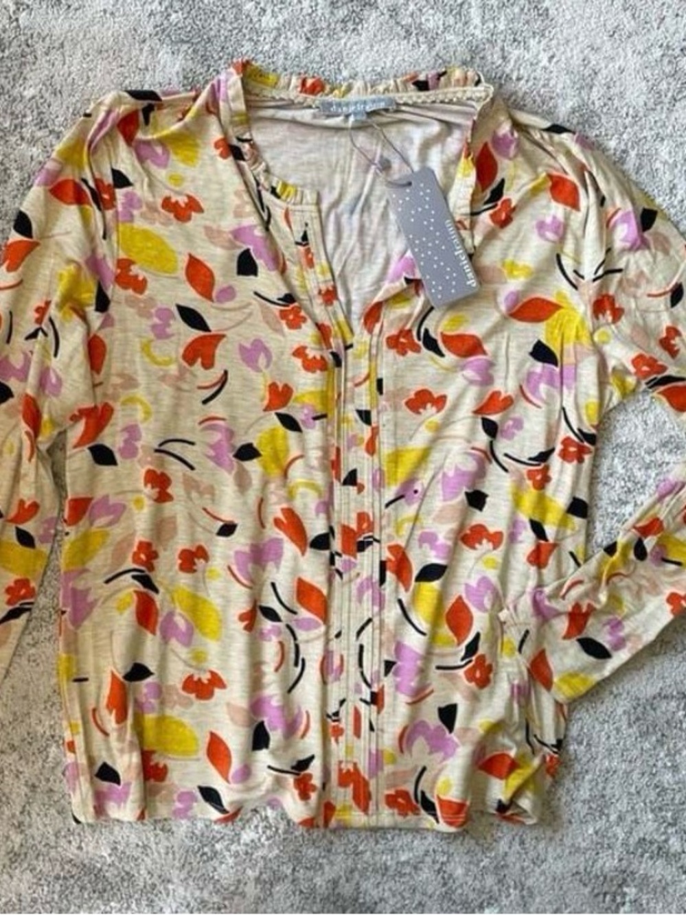 NWT Daniel Rainn PL floral blouse